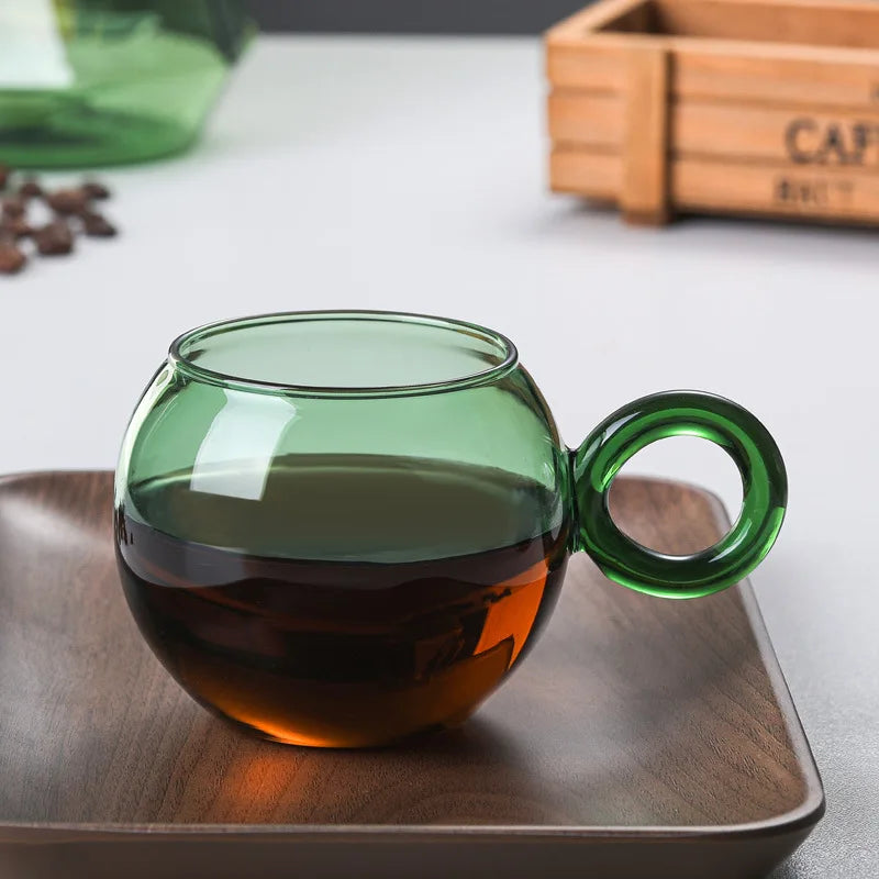 Orbit Ring Glass Mug