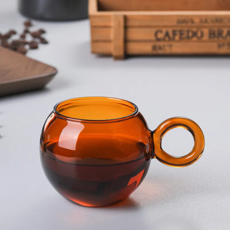 Orbit Ring Glass Mug