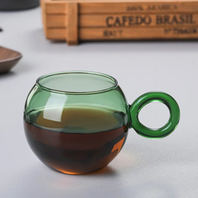 Orbit Ring Glass Mug