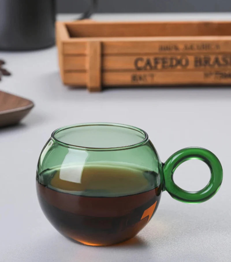 Orbit Ring Glass Mug