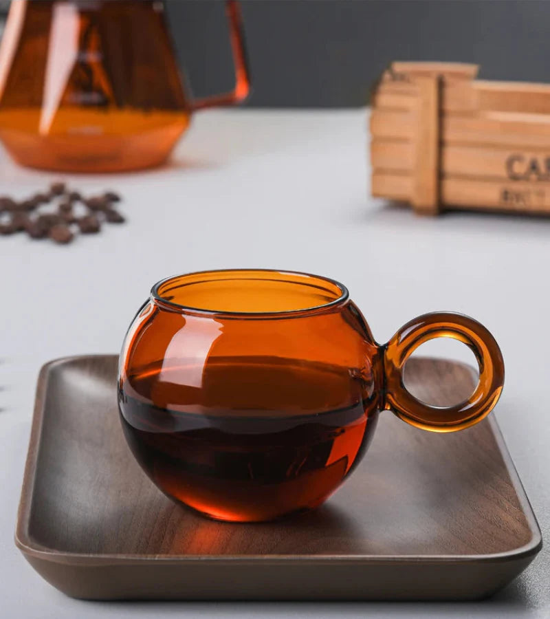 Orbit Ring Glass Mug
