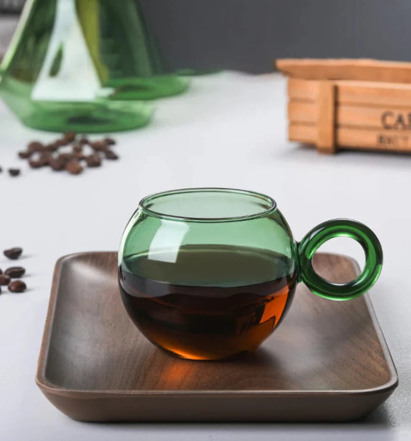 Orbit Ring Glass Mug
