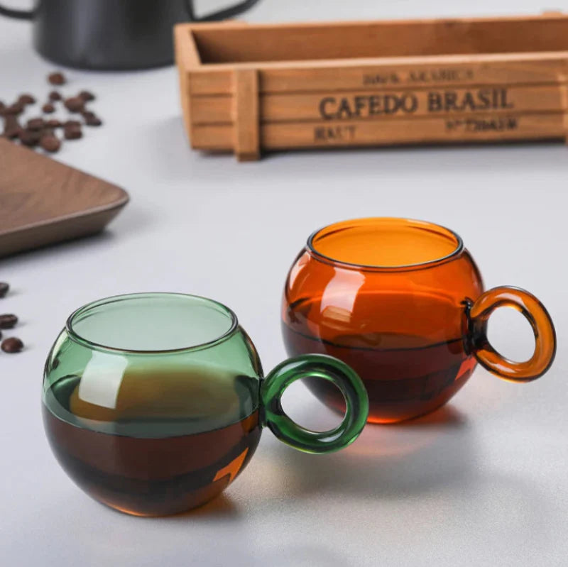 Orbit Ring Glass Mug