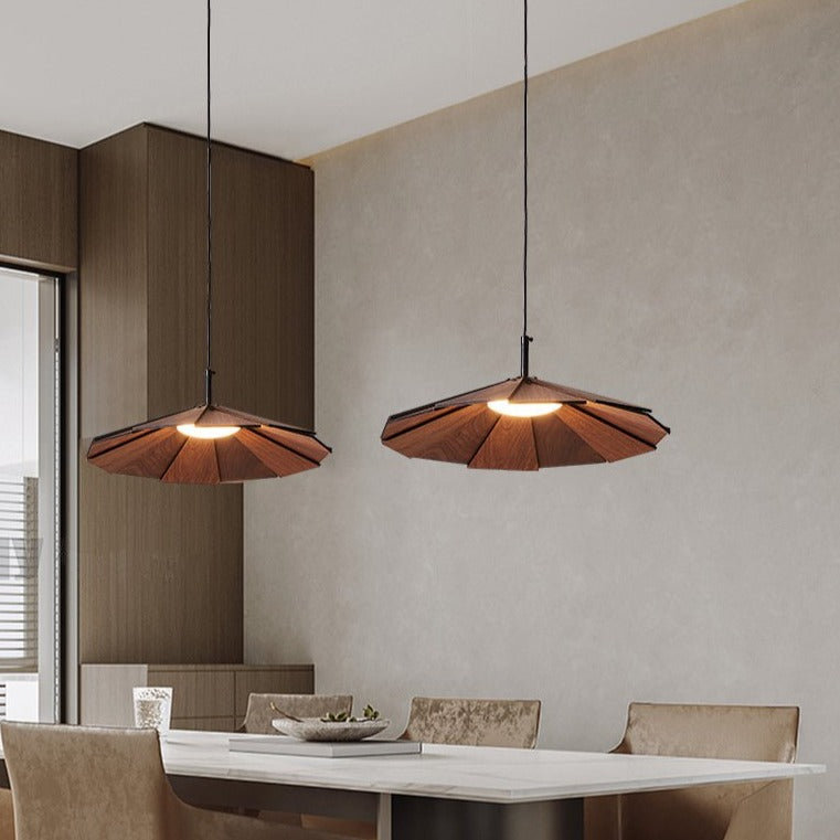 Origami Wood Pendant Lamp - Final Sale