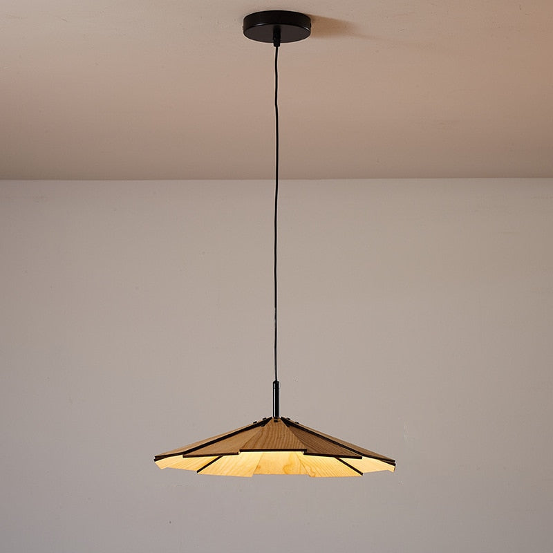 Origami Wood Pendant Lamp - Final Sale