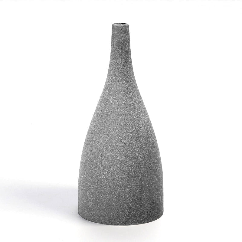 Ornaments Ceramic Vases Large Bottle Gray