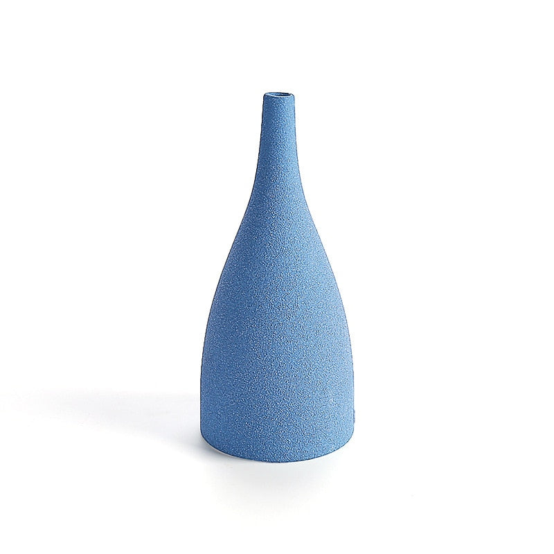 Ornaments Ceramic Vases Large Bottle Blue