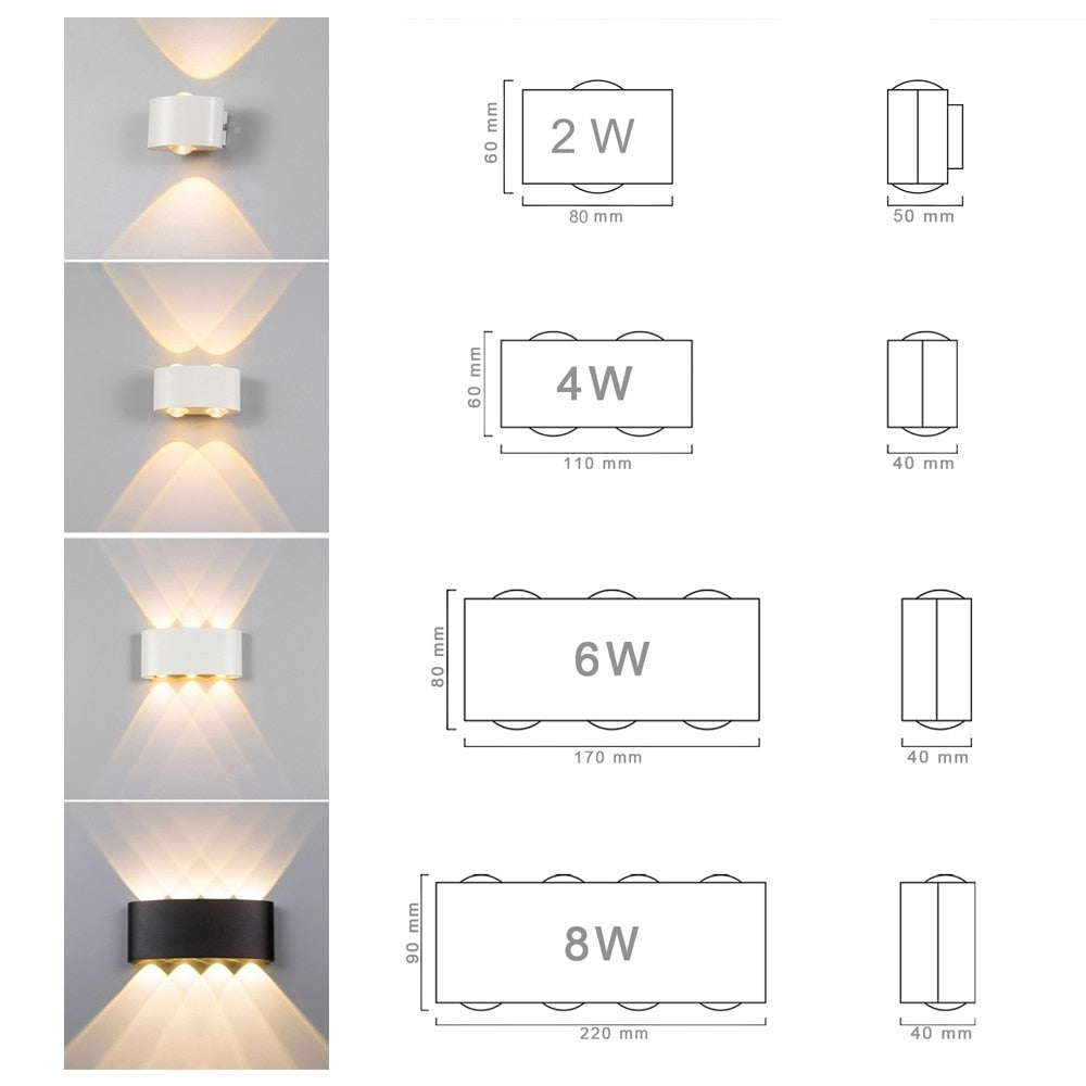 Outdoor / Indoor LED Wall Light - Final Sale