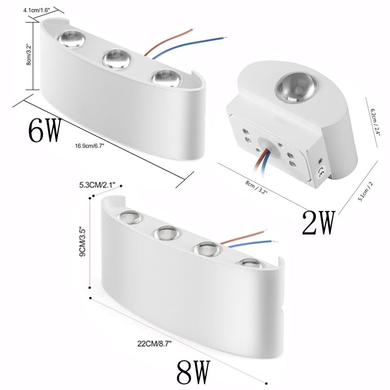 Outdoor / Indoor LED Wall Light - Final Sale