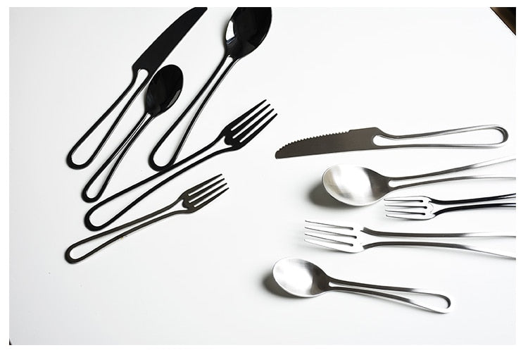 Outline Stainless Steel Cutlery Set