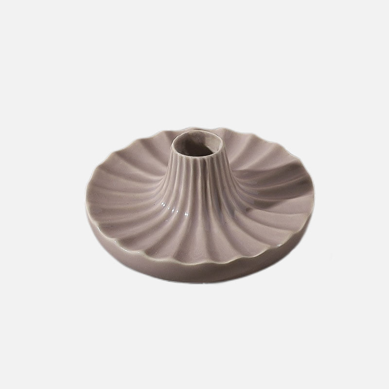 Oxford Ceramic Candle Holder Blush Round