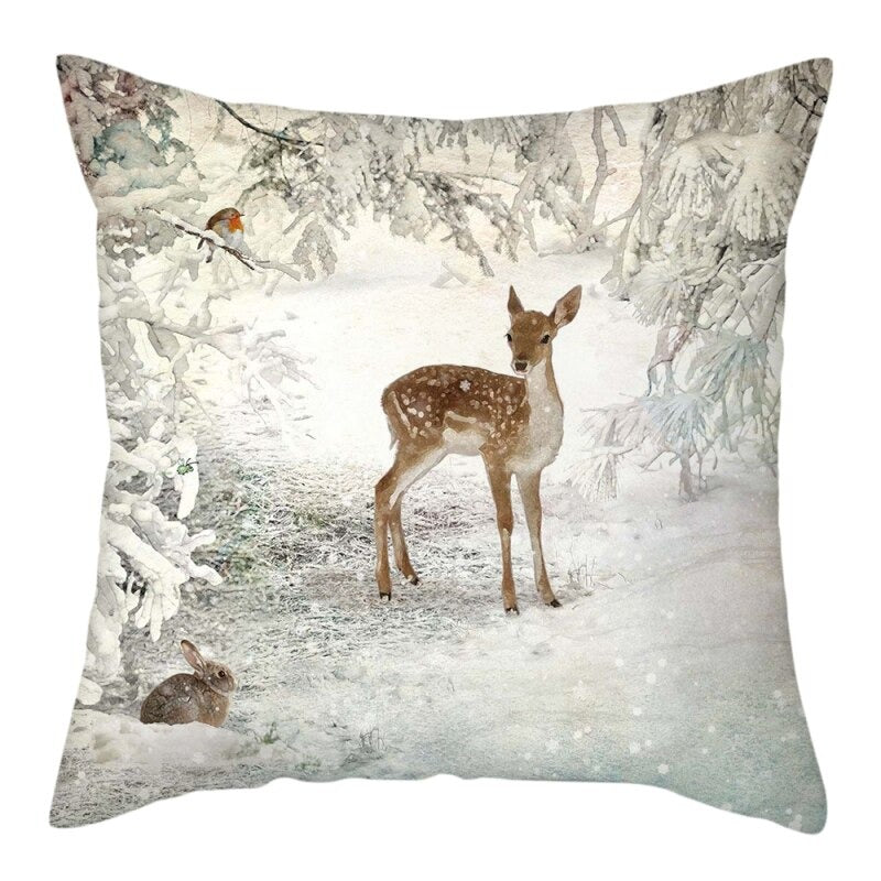 Snowy Cushion Covers Doe