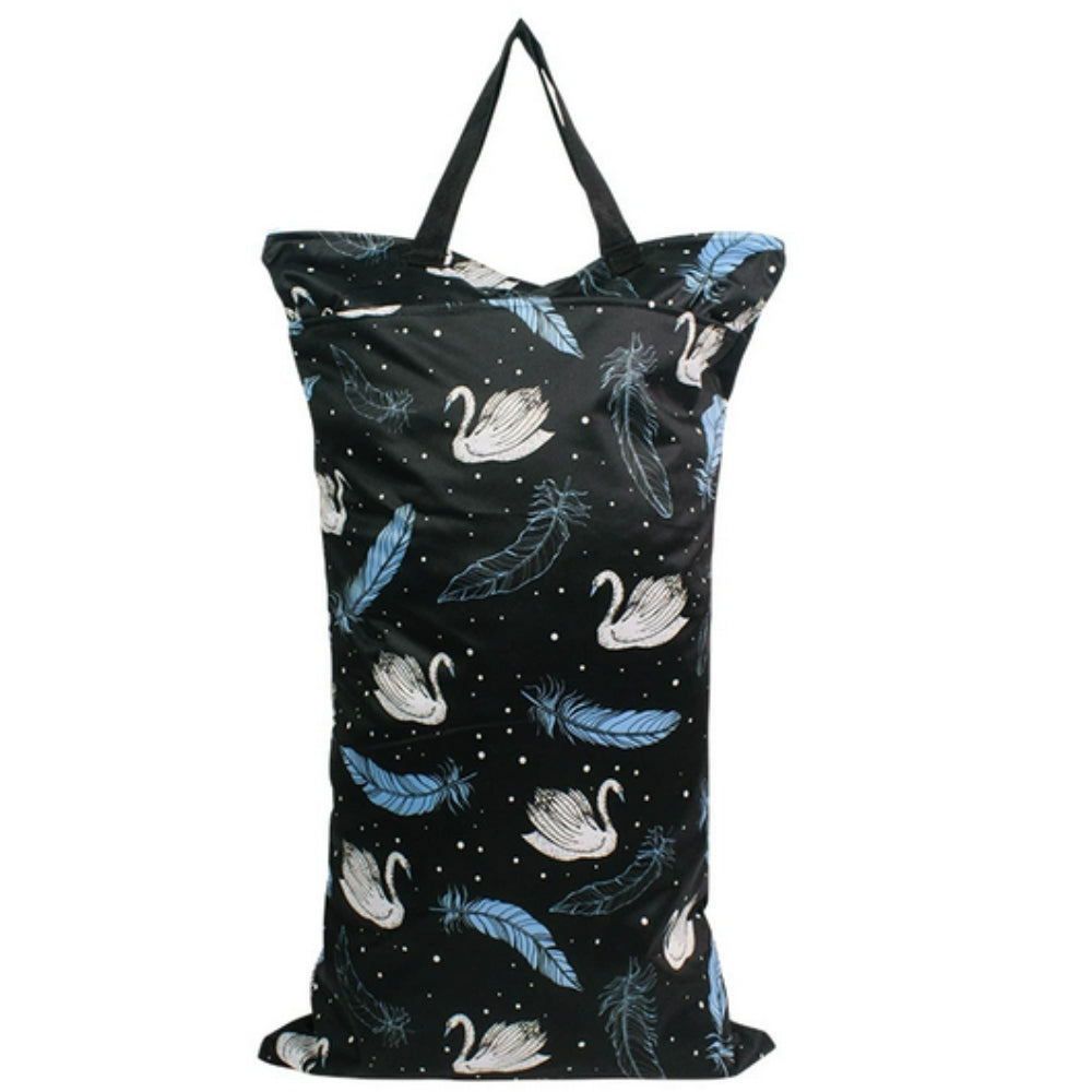 Reusable Cloth Laundry Diaper Storage Bag Midnight Grace