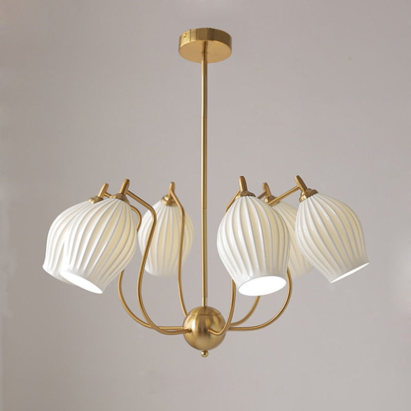 Paola Ceramic Minimalist Chandelier