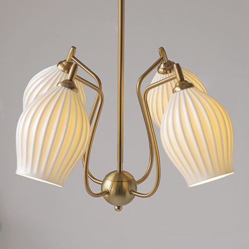 Paola Ceramic Minimalist Chandelier