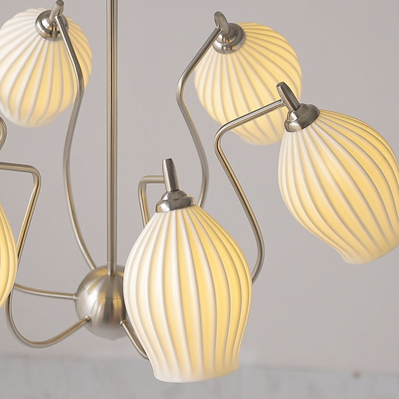Paola Ceramic Minimalist Chandelier