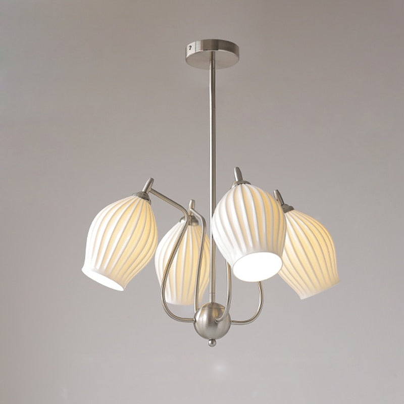Paola Ceramic Minimalist Chandelier