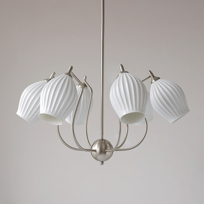 Paola Ceramic Minimalist Chandelier