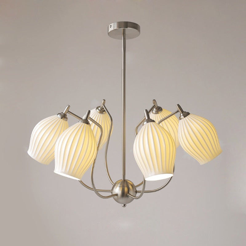 Paola Ceramic Minimalist Chandelier