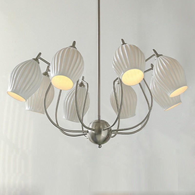Paola Ceramic Minimalist Chandelier