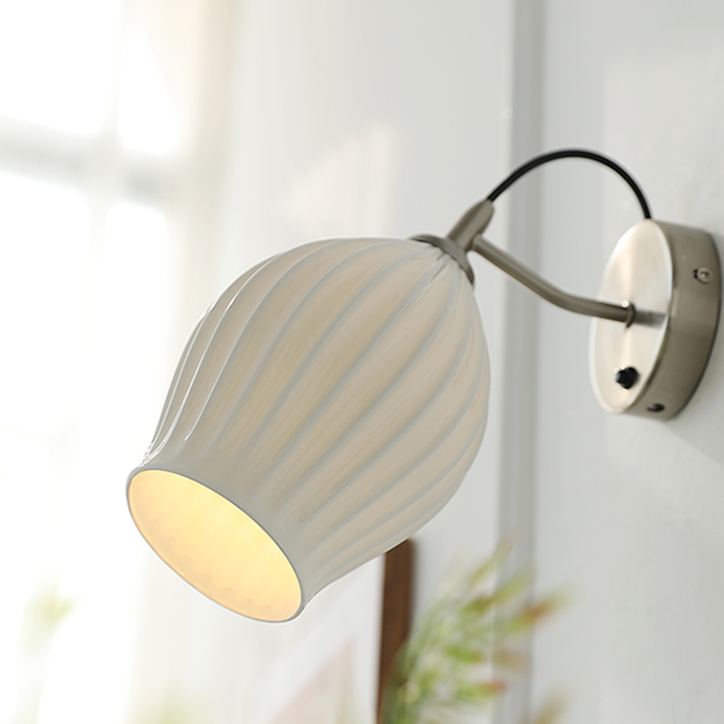 Paola Ceramic Minimalist Wall Sconce