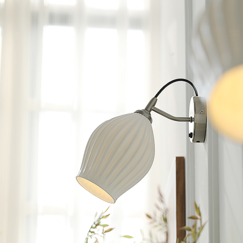 Paola Ceramic Minimalist Wall Sconce