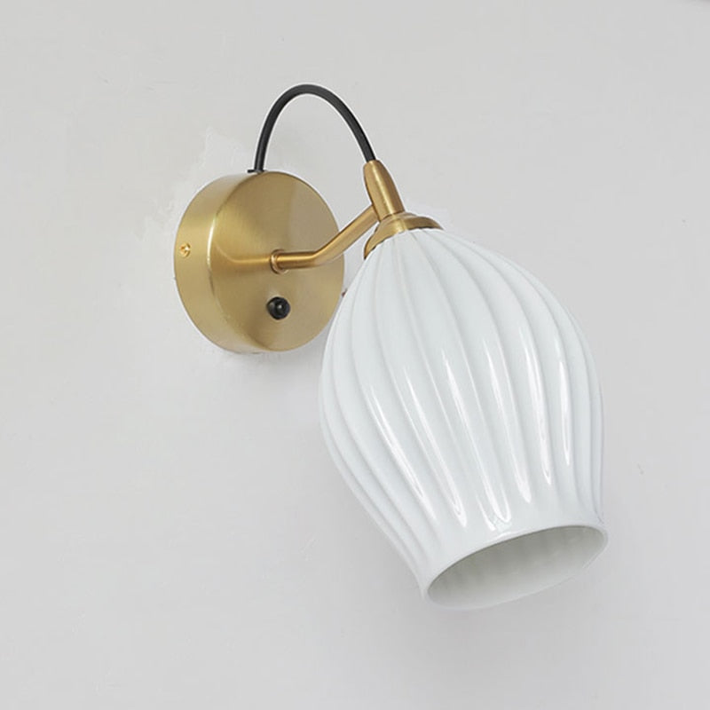 Paola Ceramic Minimalist Wall Sconce