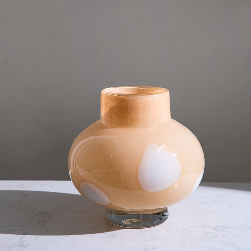 Paul Handmade Glass Vase Dot Small