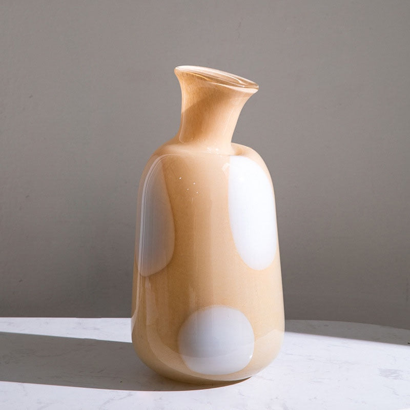 Paul Handmade Glass Vase Dot Bottle Large