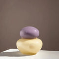 Pebble Glow Glass Vase