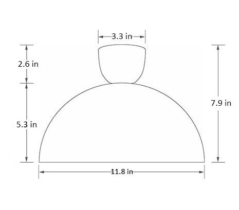 Pepper Cone LED Metal Ceiling Lamp