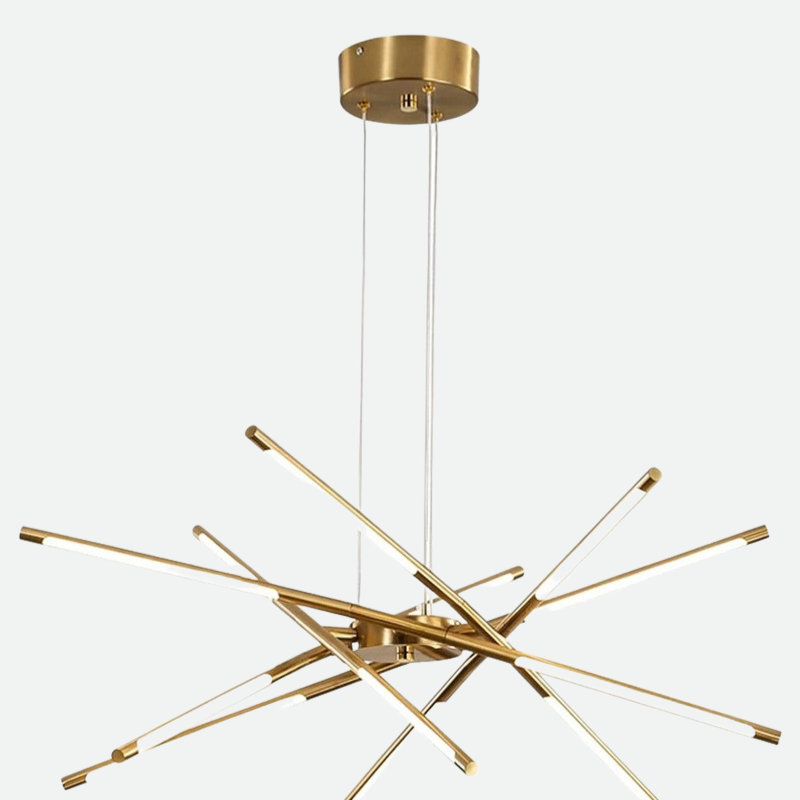 Perspective Glass & Metal LED Pendant Light