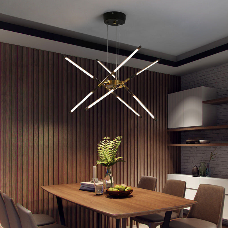 Perspective Glass & Metal LED Pendant Light
