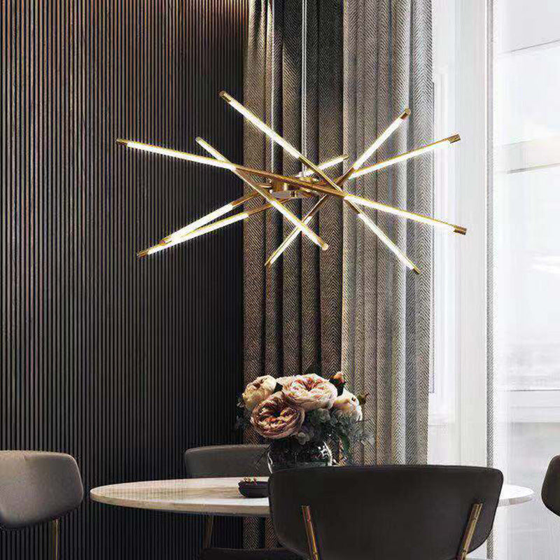Perspective Glass & Metal LED Pendant Light