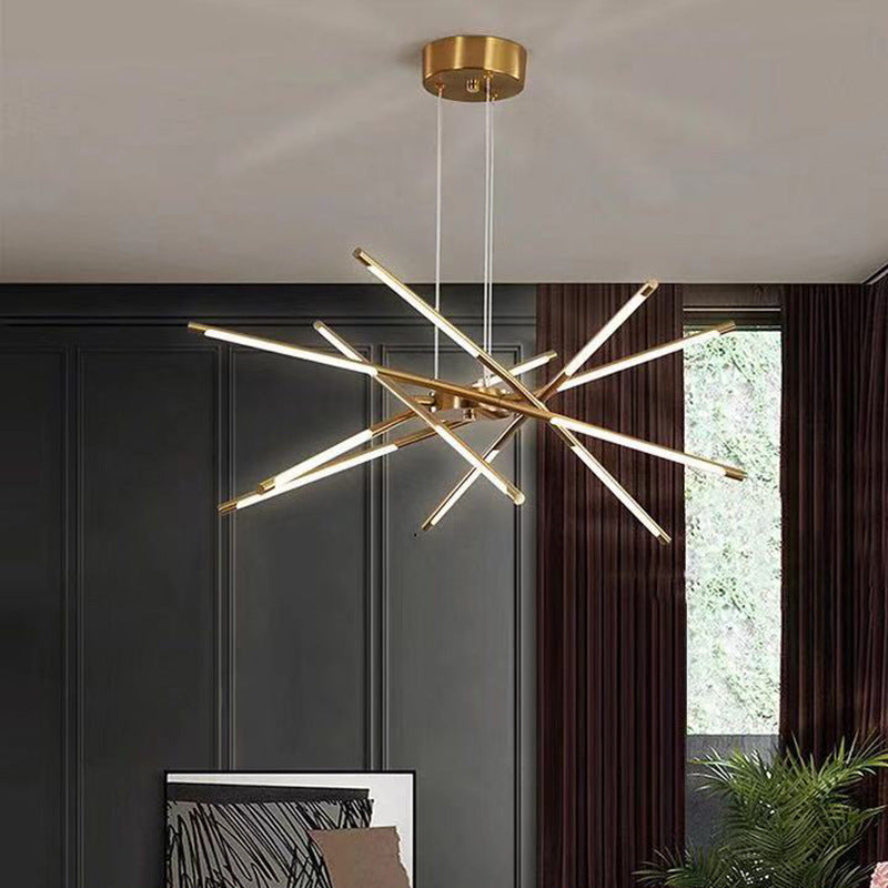 Perspective Glass & Metal LED Pendant Light
