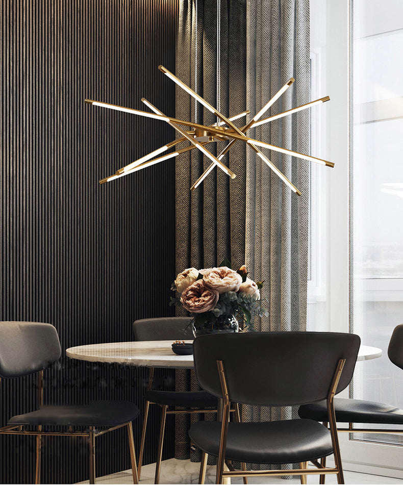 Perspective Glass & Metal LED Pendant Light