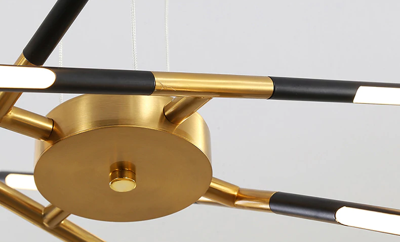 Perspective Glass & Metal LED Pendant Light