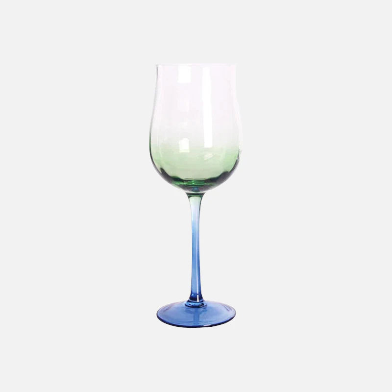 Petal Gradient Cocktail Glass Blue Goblet