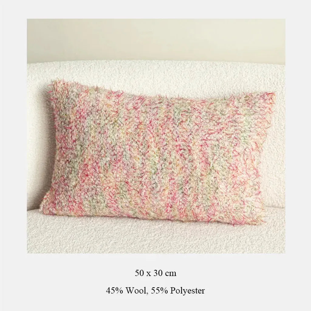Pink Princess Lumbar Pillow Colorful