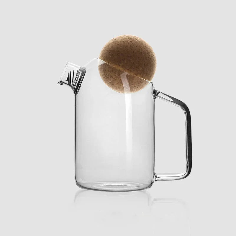 Pitchfork Tea Pot with Cork Lid Medium Pitcher