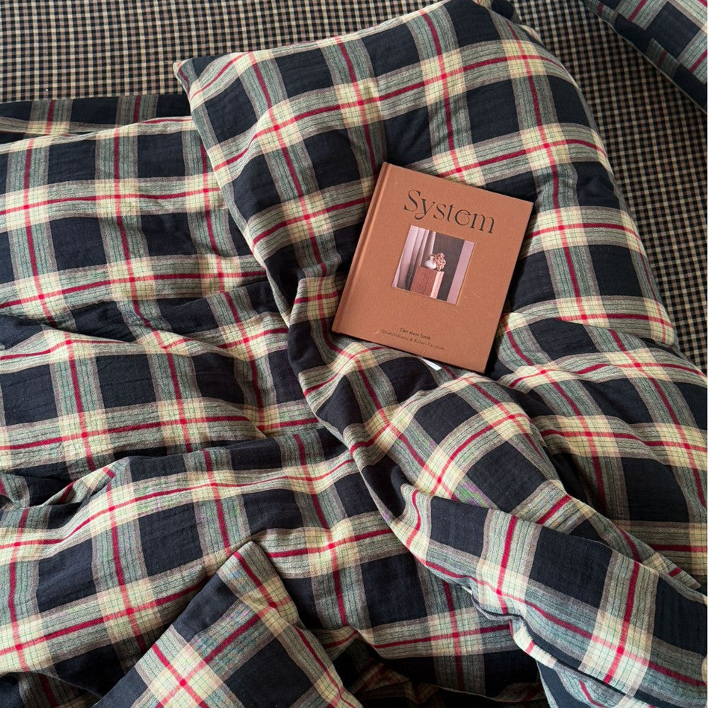 Plaid Cotton Bedding Set