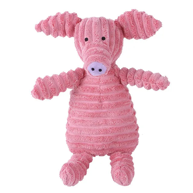 Plush Squeaky Pig Dog Toy – Soft Chew Toy for Small & Medium Dogs