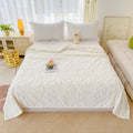 Plush Leaf Cozy Embossed Fleece Throw Blanket