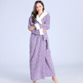 Women's Bathrobe - Hooded Plush Robe