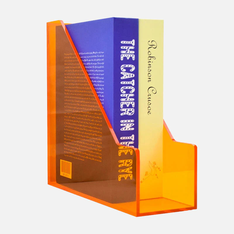 Prism Pop Acrylic File Organizer Orange