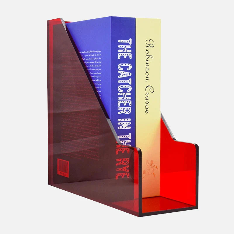 Prism Pop Acrylic File Organizer Red