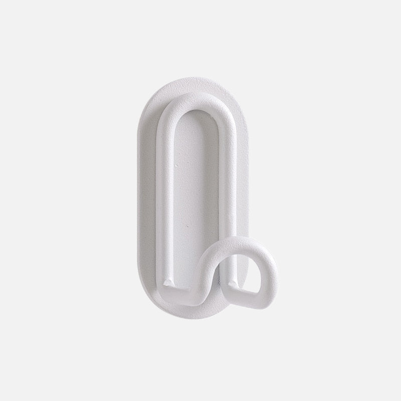 Punch-free Pastel Hook White Single Hook