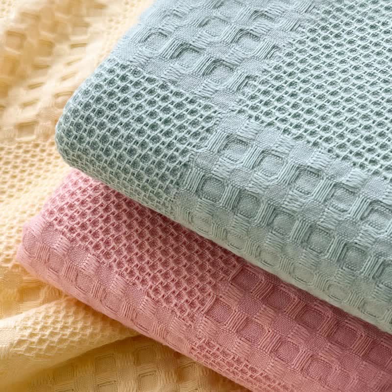 Waffle Cotton Summer Blanket