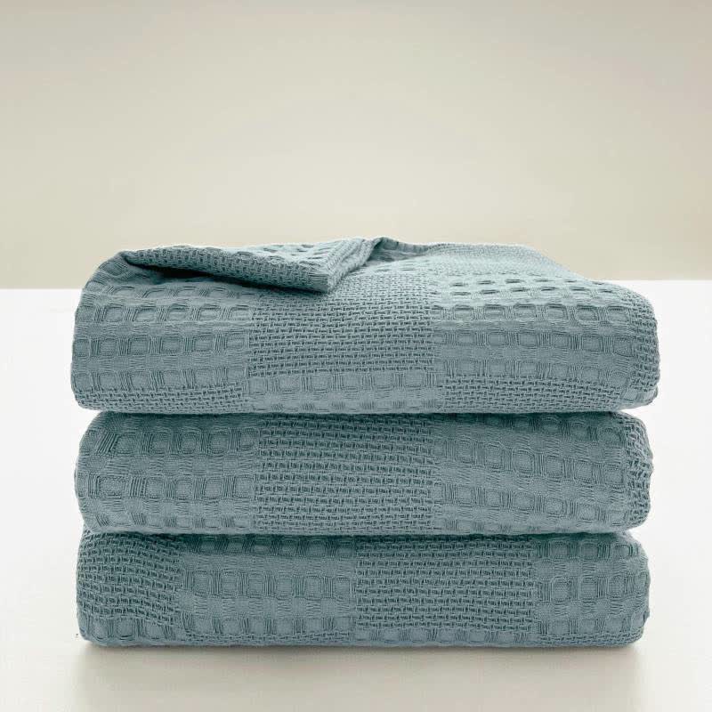 Waffle Cotton Summer Blanket