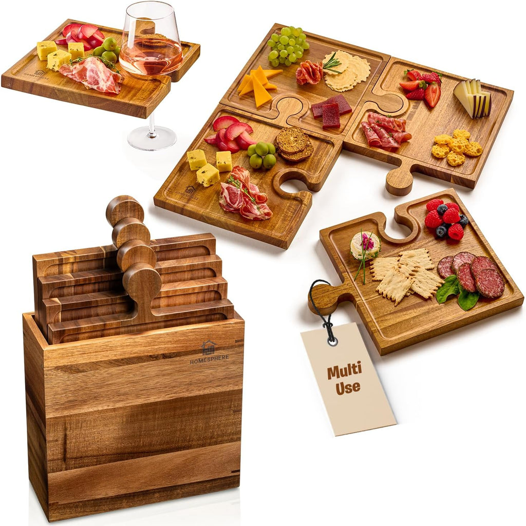 Puzzle Platter™ – Charcuterie Board Set